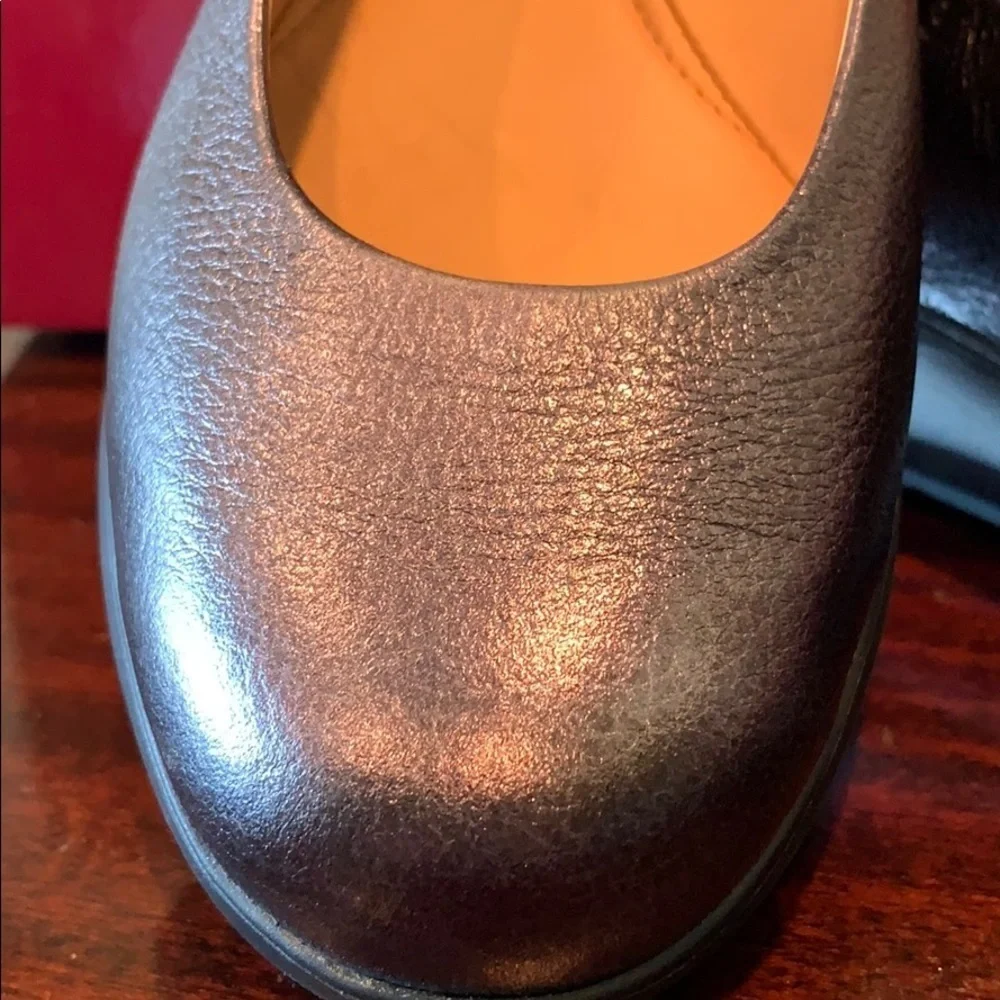 PEWTER Samuel Hubbard Freedom Dance Leather Flats - Picture 5 of 9